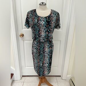 Cleo Women's Midi petite Dress - Multicolor Pattern